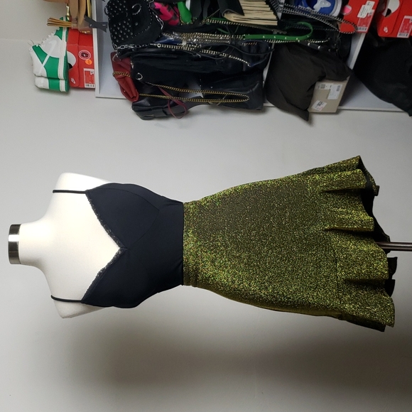 NWT Michael Kors Gold Metallic Trumpet Skirt Size XL - Picture 1 of 9